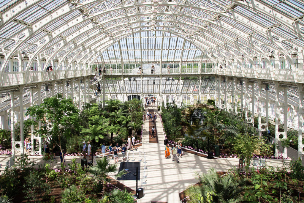 View from the balcony at the Temperate House at Kew Gardens